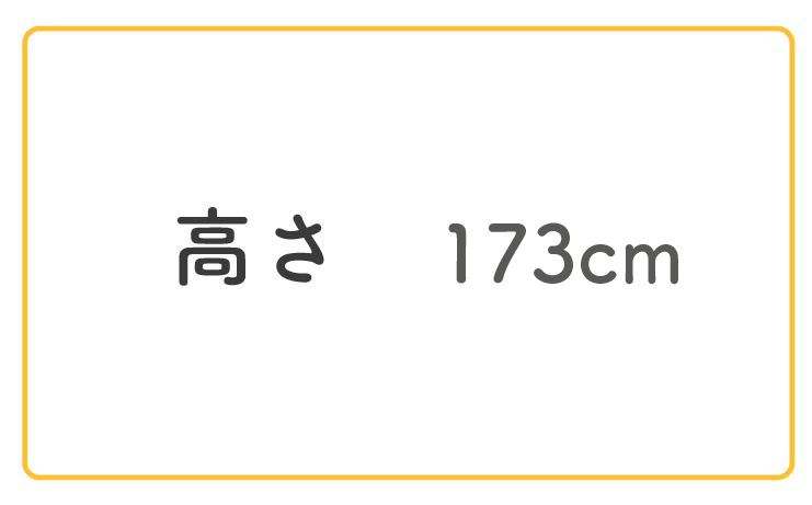 高さ173cm