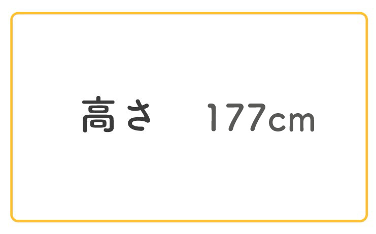 高さ177cm